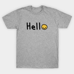 Smiley Face Hello T-Shirt